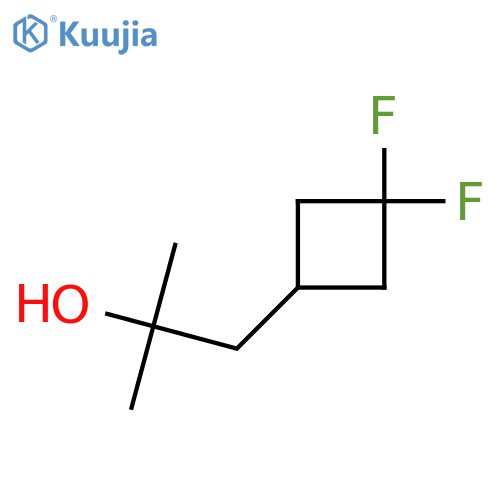 1-(3,3-difluorocyclobutyl)-2-methylpropan-2-ol structure
