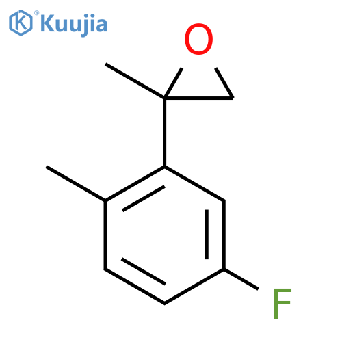2-(5-fluoro-2-methylphenyl)-2-methyloxirane structure