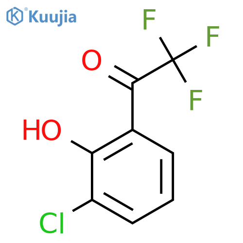 1-(3-chloro-2-hydroxyphenyl)-2,2,2-trifluoroethan-1-one structure