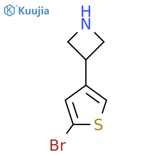3-(5-bromothiophen-3-yl)azetidine structure