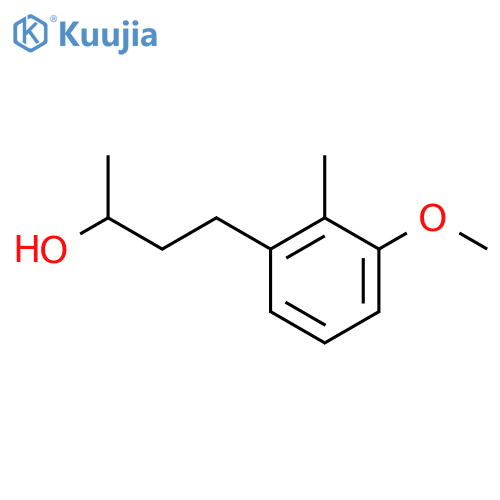 4-(3-methoxy-2-methylphenyl)butan-2-ol structure