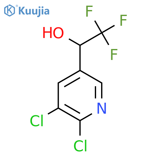 1-(5,6-dichloropyridin-3-yl)-2,2,2-trifluoroethan-1-ol structure