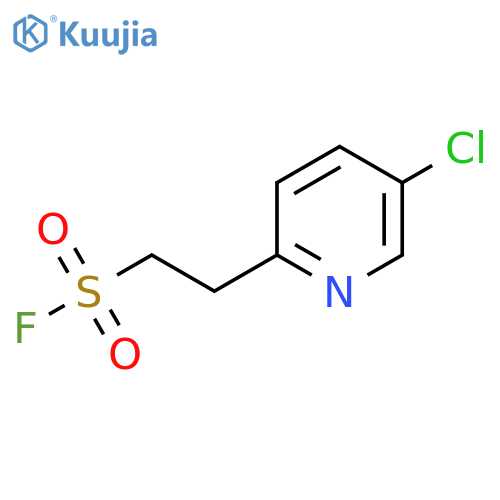 2-(5-chloropyridin-2-yl)ethane-1-sulfonyl fluoride structure