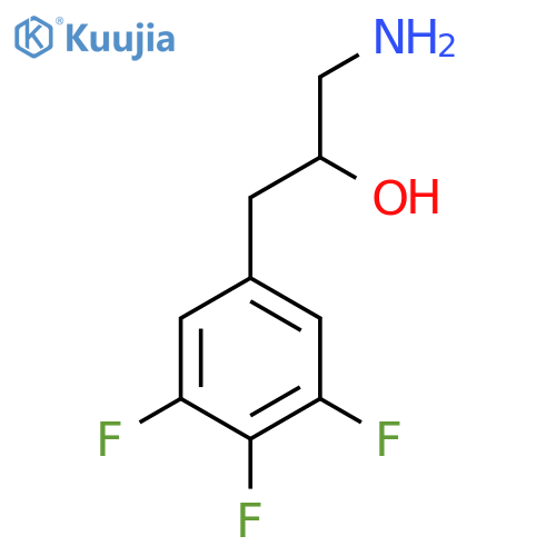 1-amino-3-(3,4,5-trifluorophenyl)propan-2-ol structure