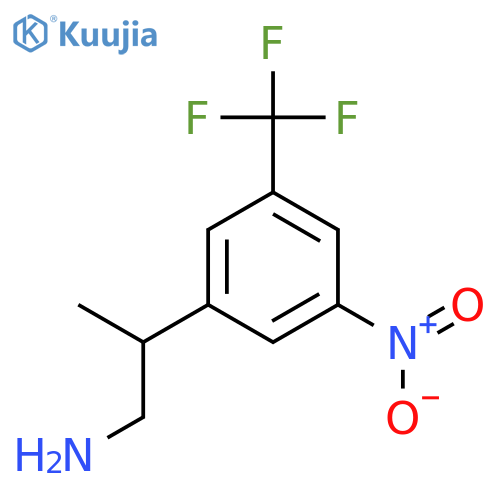 2-3-nitro-5-(trifluoromethyl)phenylpropan-1-amine structure