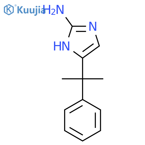 5-(2-phenylpropan-2-yl)-1H-imidazol-2-amine structure