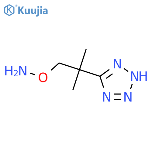 O-2-methyl-2-(1H-1,2,3,4-tetrazol-5-yl)propylhydroxylamine structure
