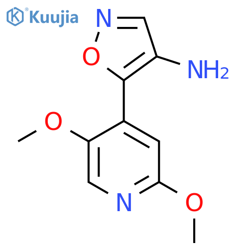 5-(2,5-dimethoxypyridin-4-yl)-1,2-oxazol-4-amine structure