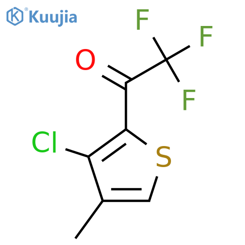 1-(3-chloro-4-methylthiophen-2-yl)-2,2,2-trifluoroethan-1-one structure