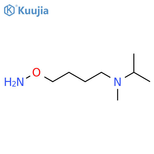 O-{4-methyl(propan-2-yl)aminobutyl}hydroxylamine structure