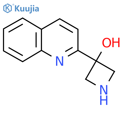 3-(quinolin-2-yl)azetidin-3-ol structure