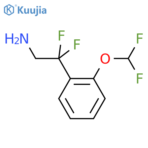 2-2-(difluoromethoxy)phenyl-2,2-difluoroethan-1-amine structure