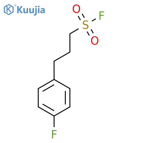 3-(4-fluorophenyl)propane-1-sulfonyl fluoride structure