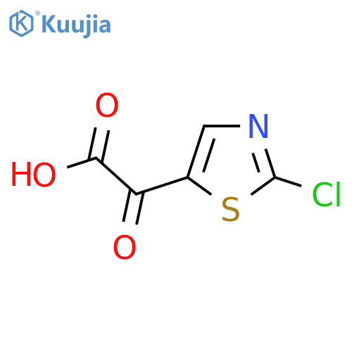 2-(2-chloro-1,3-thiazol-5-yl)-2-oxoacetic acid structure