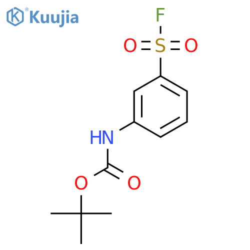 tert-butyl N-3-(fluorosulfonyl)phenylcarbamate structure