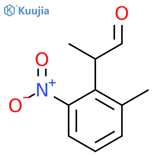 2-(2-methyl-6-nitrophenyl)propanal structure