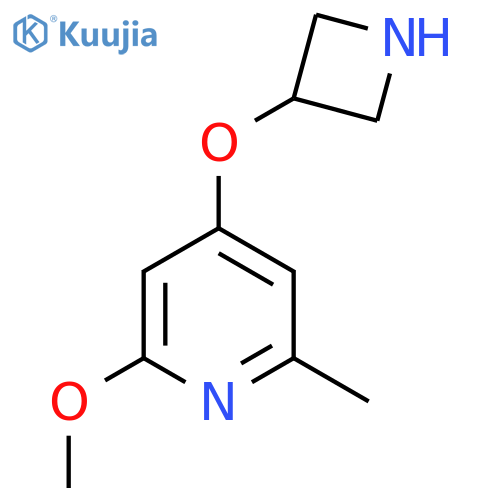 4-(azetidin-3-yloxy)-2-methoxy-6-methylpyridine structure