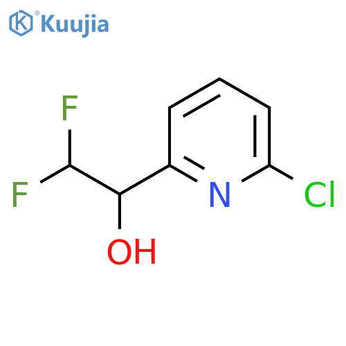 1-(6-chloropyridin-2-yl)-2,2-difluoroethan-1-ol structure
