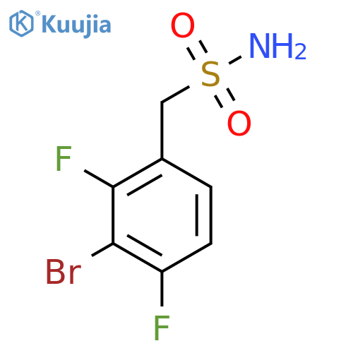 (3-bromo-2,4-difluorophenyl)methanesulfonamide structure