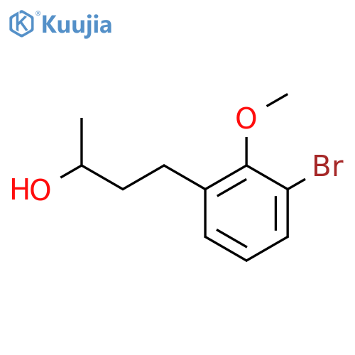4-(3-bromo-2-methoxyphenyl)butan-2-ol structure