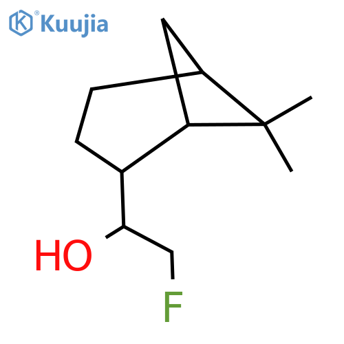 1-{6,6-dimethylbicyclo3.1.1heptan-2-yl}-2-fluoroethan-1-ol structure