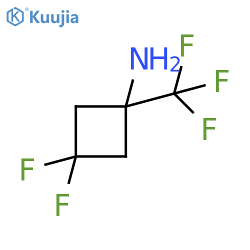 3,3-difluoro-1-(trifluoromethyl)cyclobutan-1-amine structure