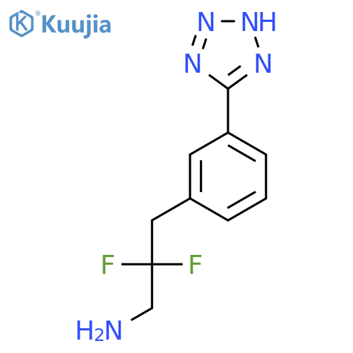 2,2-difluoro-3-3-(1H-1,2,3,4-tetrazol-5-yl)phenylpropan-1-amine structure