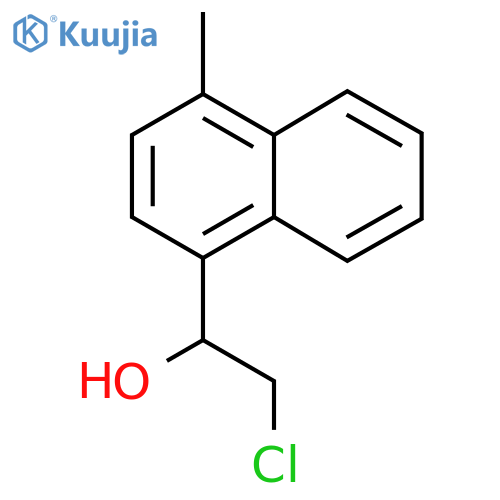 2-chloro-1-(4-methylnaphthalen-1-yl)ethan-1-ol structure