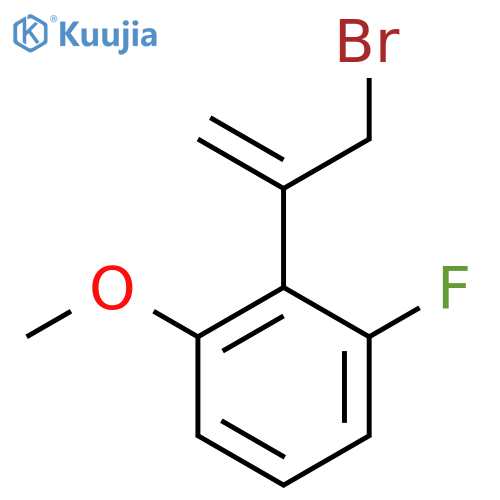 2-(3-bromoprop-1-en-2-yl)-1-fluoro-3-methoxybenzene structure