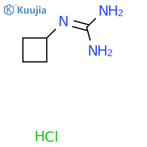 N-cyclobutylguanidine hydrochloride structure