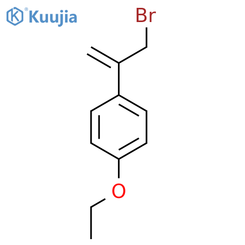 1-(3-bromoprop-1-en-2-yl)-4-ethoxybenzene structure