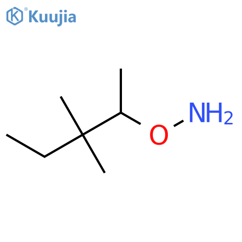 O-(3,3-dimethylpentan-2-yl)hydroxylamine structure