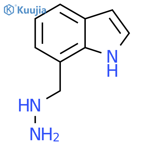 7-(hydrazinylmethyl)-1H-indole structure