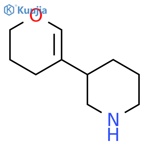 3-(3,4-dihydro-2H-pyran-5-yl)piperidine structure