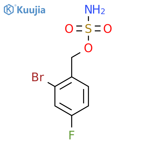 (2-bromo-4-fluorophenyl)methyl sulfamate structure