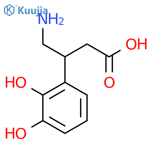 4-amino-3-(2,3-dihydroxyphenyl)butanoic acid structure
