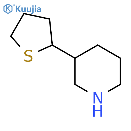 3-(thiolan-2-yl)piperidine structure