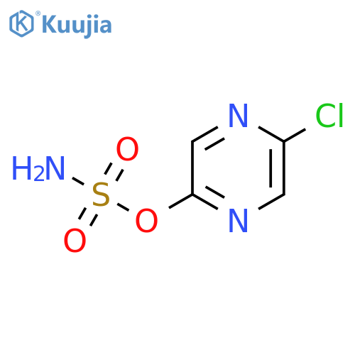 5-chloropyrazin-2-yl sulfamate structure