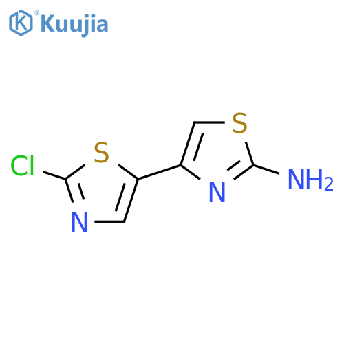 4-(2-chloro-1,3-thiazol-5-yl)-1,3-thiazol-2-amine structure