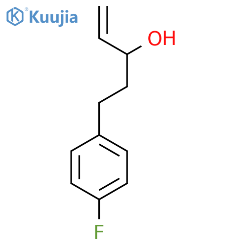 5-(4-fluorophenyl)pent-1-en-3-ol structure