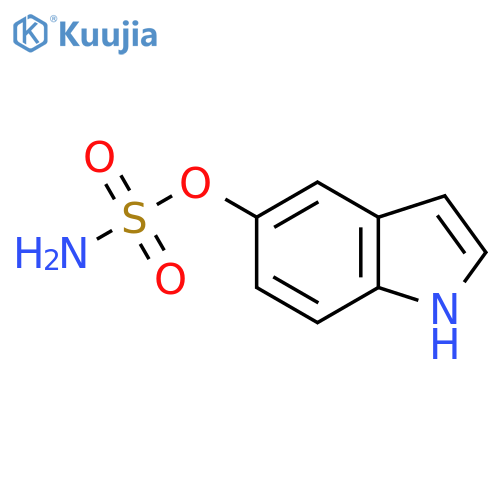 1H-indol-5-yl sulfamate structure