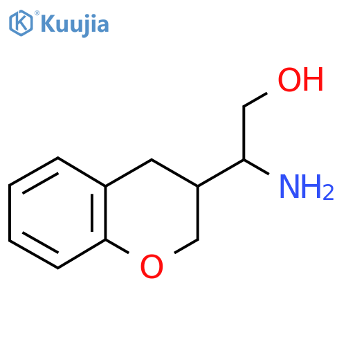 2-amino-2-(3,4-dihydro-2H-1-benzopyran-3-yl)ethan-1-ol structure