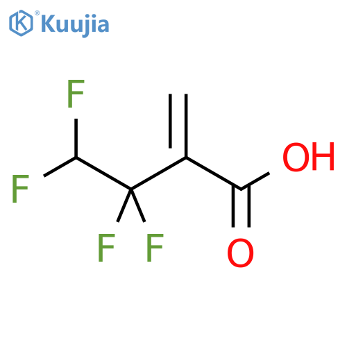 3,3,4,4-tetrafluoro-2-methylidenebutanoic acid structure