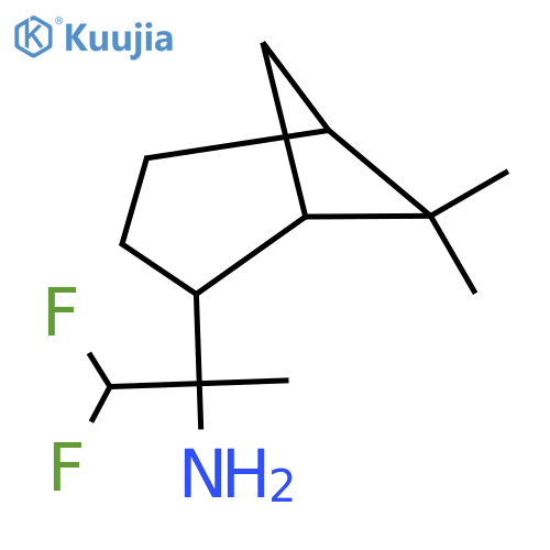 2-{6,6-dimethylbicyclo3.1.1heptan-2-yl}-1,1-difluoropropan-2-amine structure