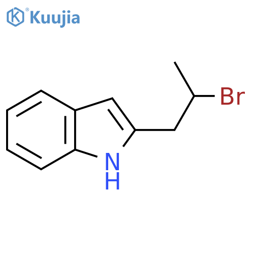 2-(2-bromopropyl)-1H-indole structure