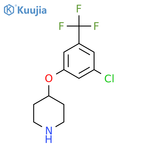 4-3-chloro-5-(trifluoromethyl)phenoxypiperidine structure