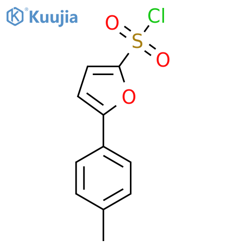 5-(4-methylphenyl)furan-2-sulfonyl chloride structure