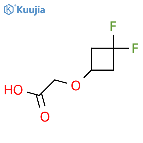 2-(3,3-difluorocyclobutoxy)acetic acid structure