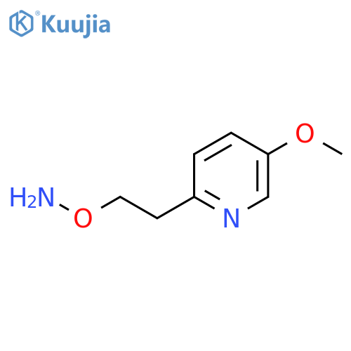 O-2-(5-methoxypyridin-2-yl)ethylhydroxylamine structure