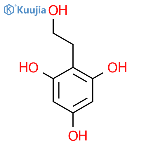 2-(2-hydroxyethyl)benzene-1,3,5-triol structure